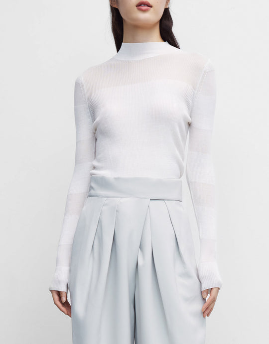 베이직 니트 티셔츠