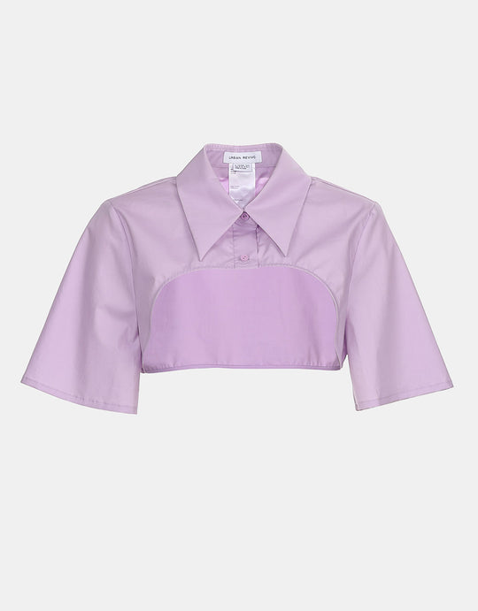 크롭탑 &amp; 프론트 플리츠 드레스 세트