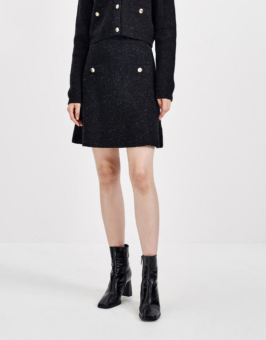 A라인 니트 스커트