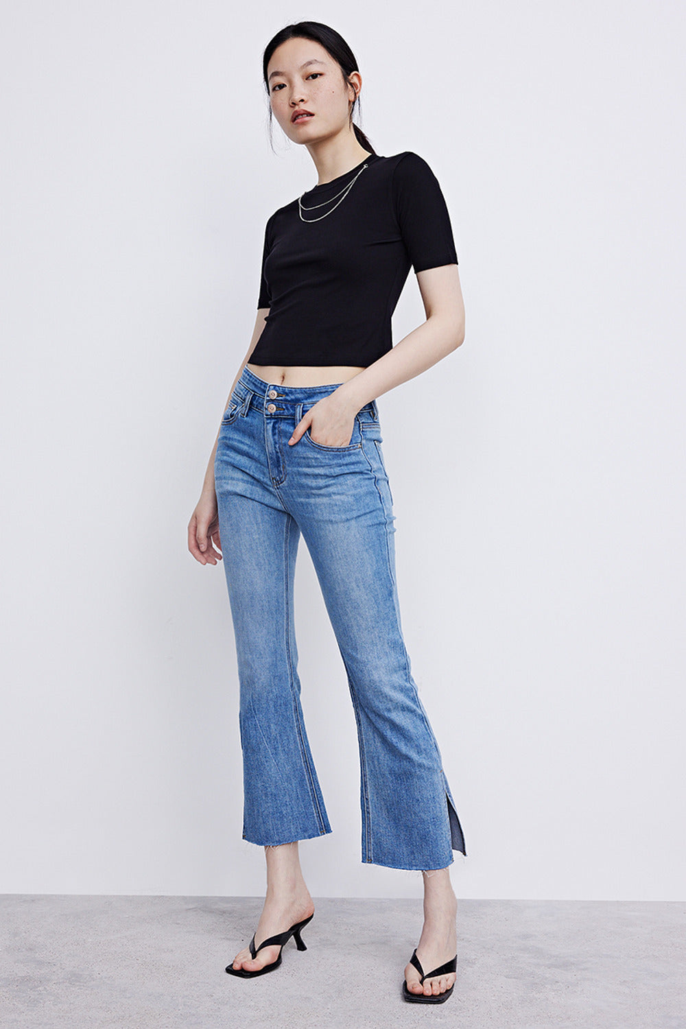 스탠다드 크루 넥 레귤러 티셔츠