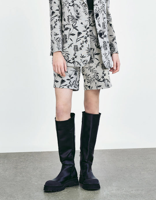 플로럴 프린트 반바지