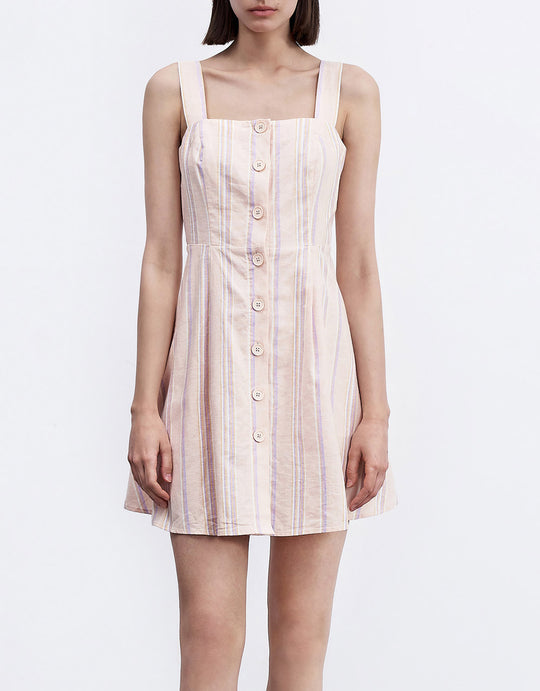 스트라이프 캐미 드레스