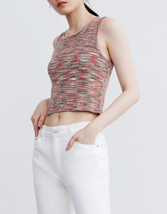 컬러믹스 니트 뷔에스트