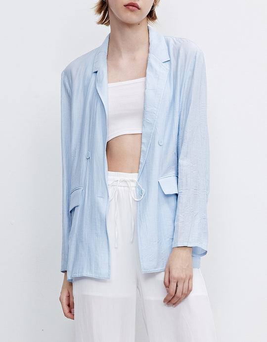 플랩 포켓 블레이저