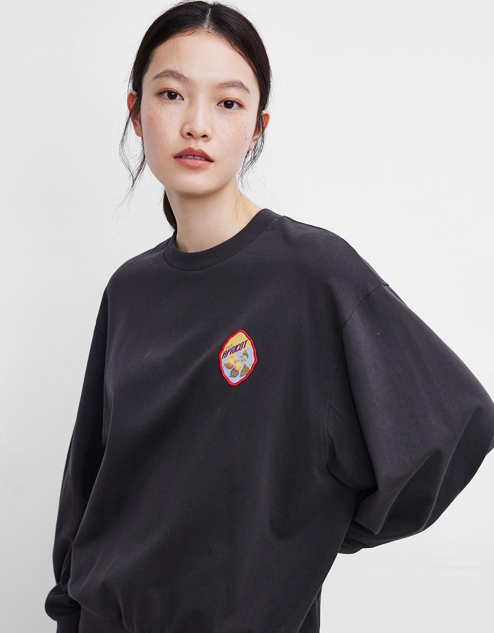 크루넥 루즈핏 맨투맨