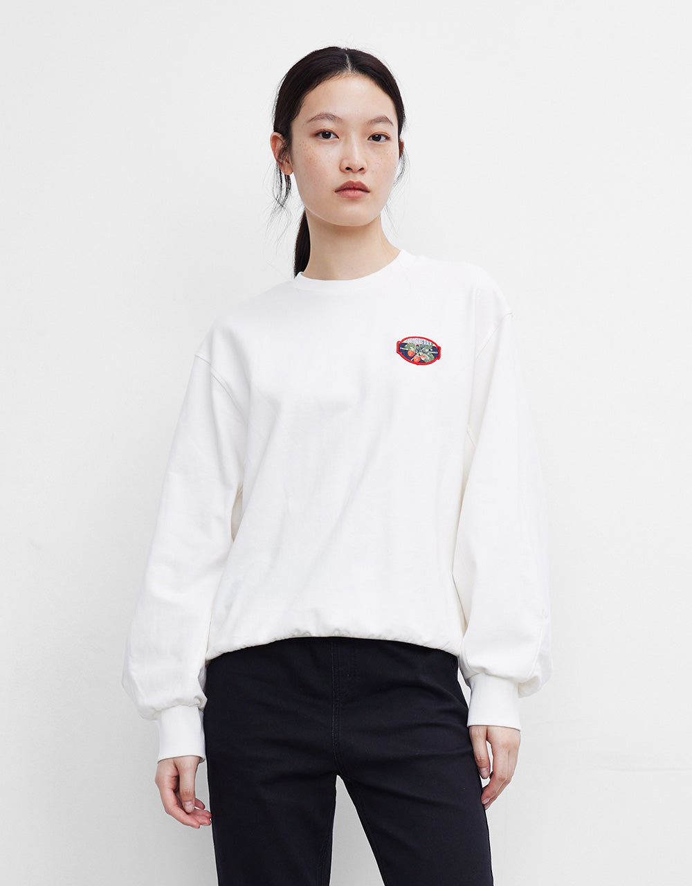 크루넥 루즈핏 맨투맨