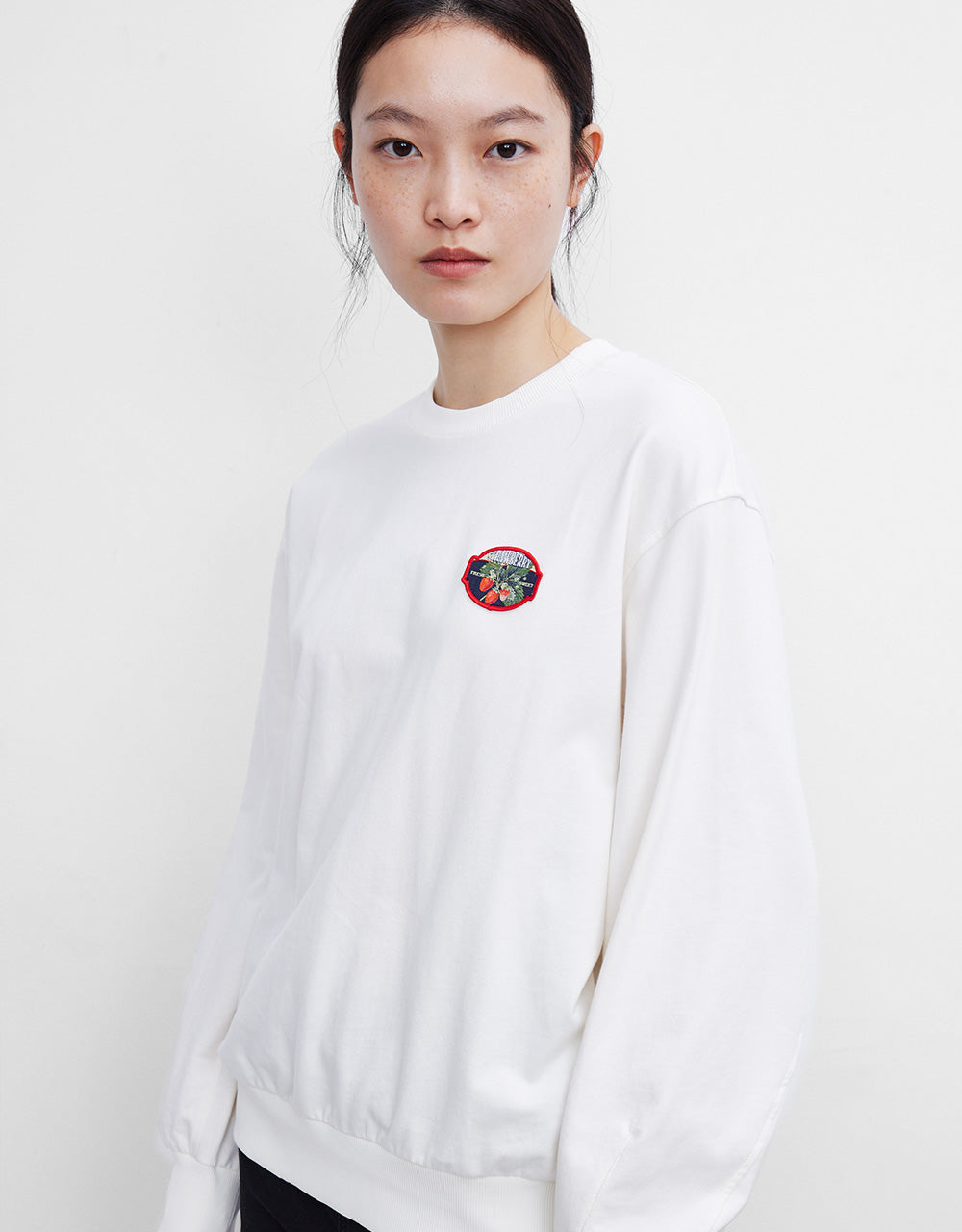 크루넥 루즈핏 맨투맨