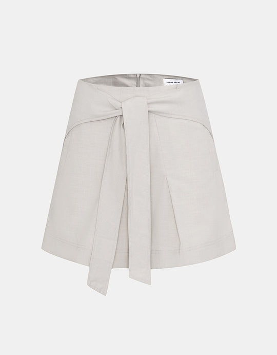 셀프 타이 캐주얼 반바지