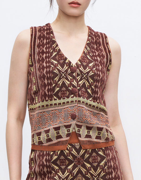 슬리브리스 V넥 가디건