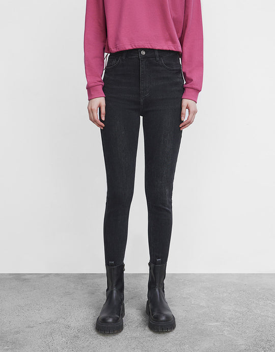 하이 웨이스트 스키니 진