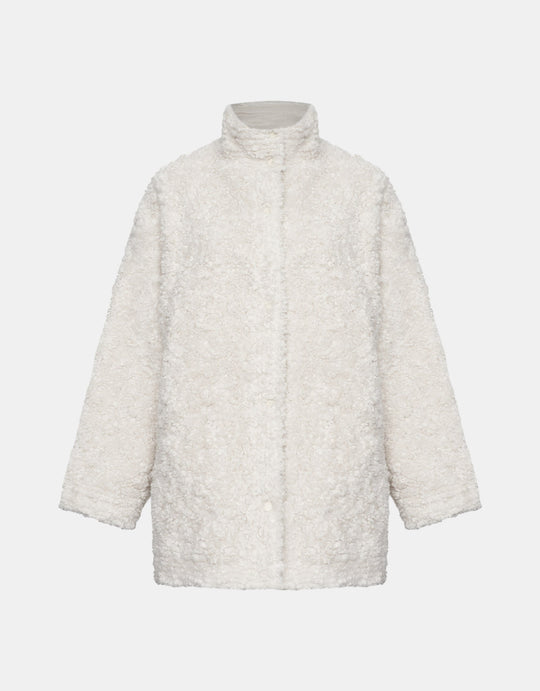 테디 퍼자켓 코트