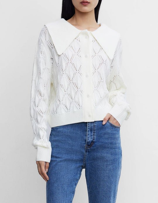 포인텔 버튼업 카디건