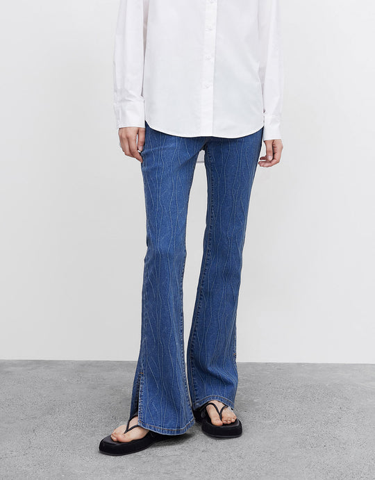 옆트임 플레어 진