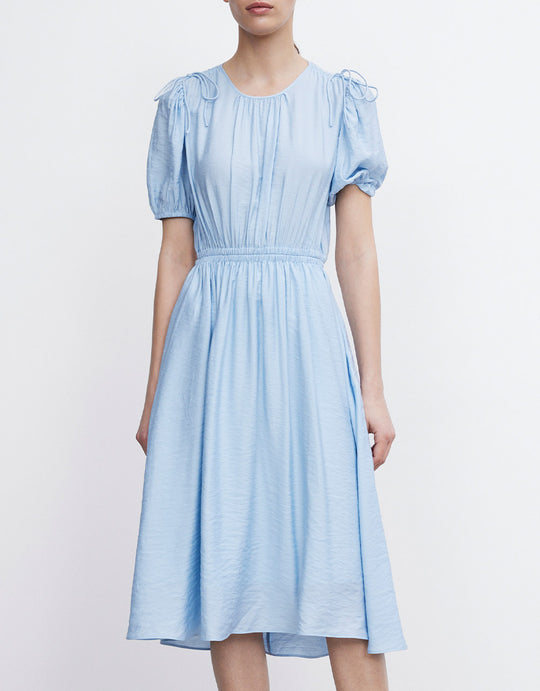 크루넥 스케이터 드레스