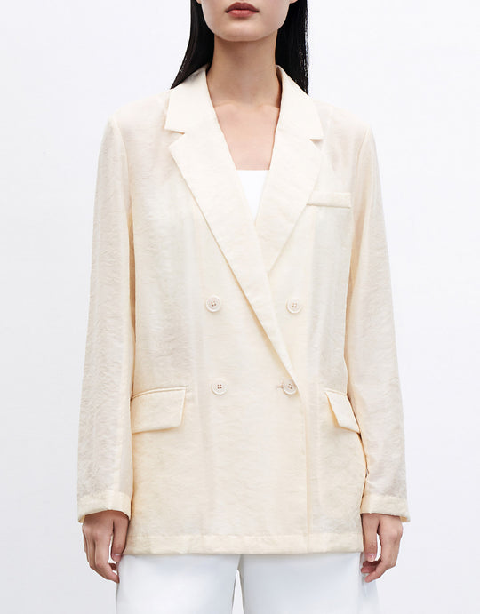 더블 브레스트 블레이저