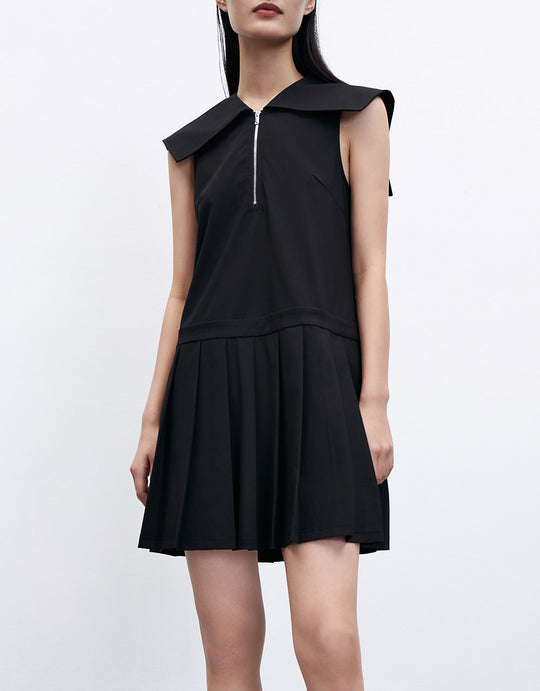 슬리브리스 스트레이트 드레스