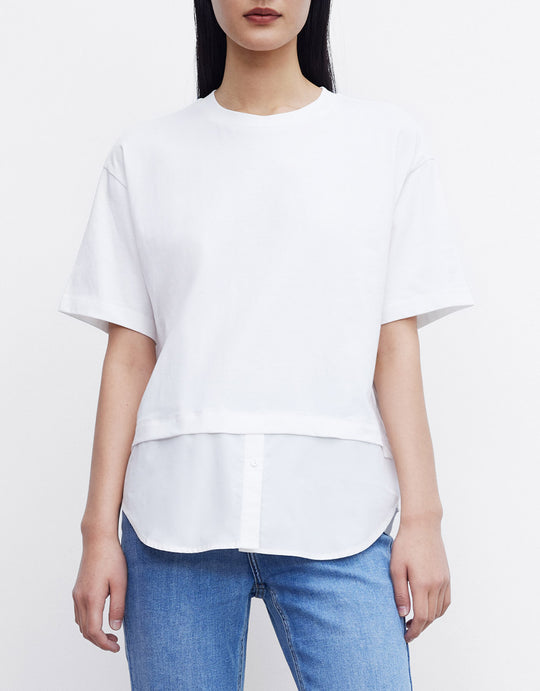 크루넥 베이직 티셔츠