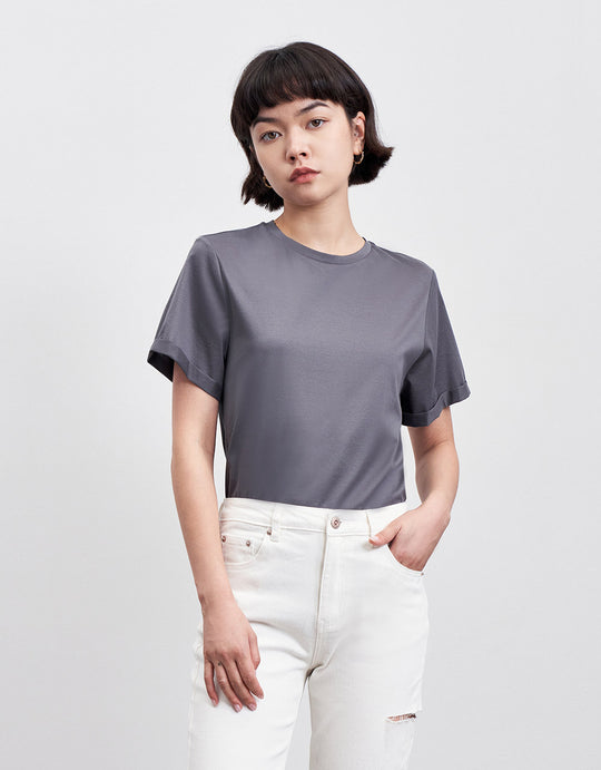 크루넥 레귤러 티셔츠