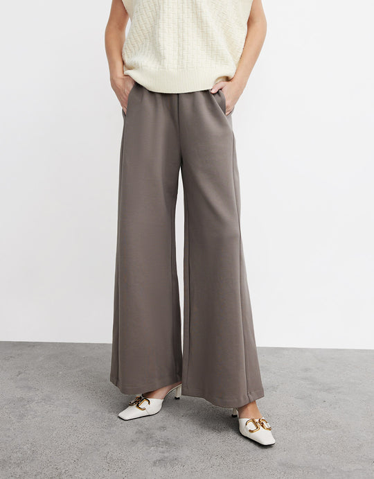 미니멀리즘 와이드 레그 팬츠