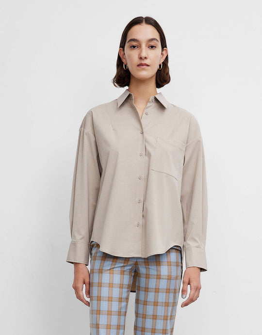 베이직 라펠 셔츠