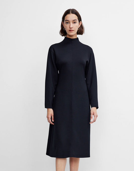 터틀넥 스케이터 드레스