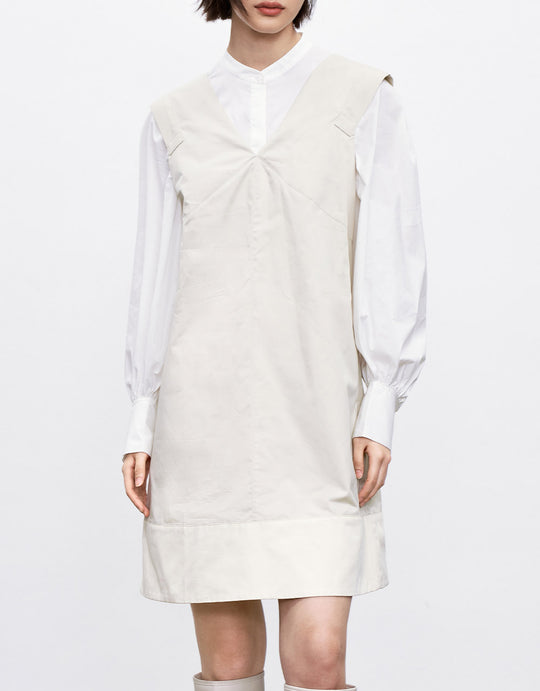 슬리브리스 A라인 드레스