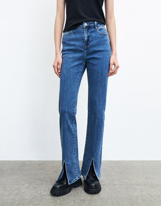 부츠컷 데님 팬츠