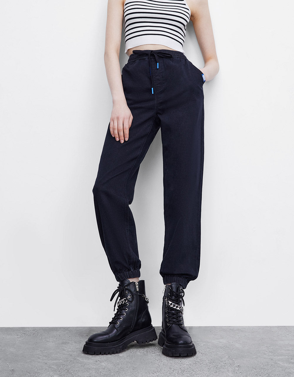 엘라스틱 웨이스트 진