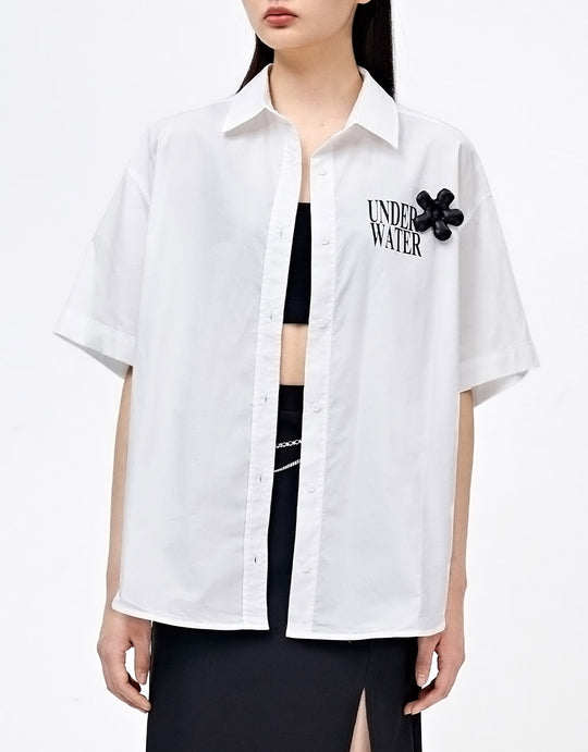 버튼업 라펠 셔츠