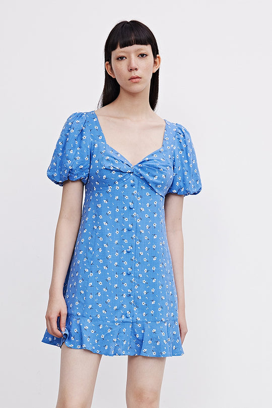 V넥 A-Line 드레스