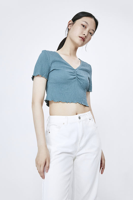 스탠다드 V 넥 스키니 티셔츠