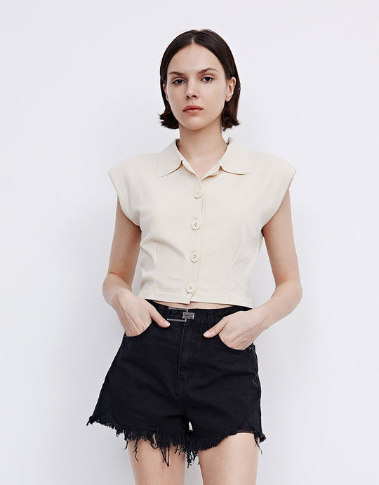 폴로넥 니트 뷔에스트